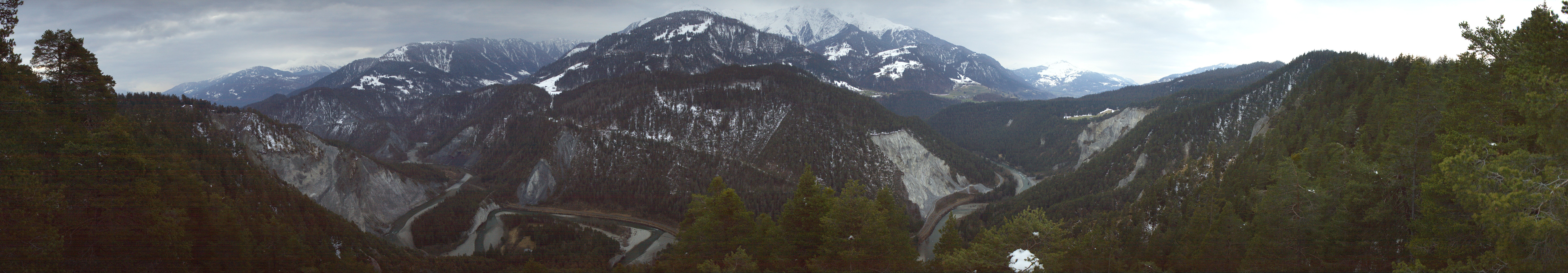 Archiv Foto Webcam Rheinschlucht - Swiss Grand Canyon