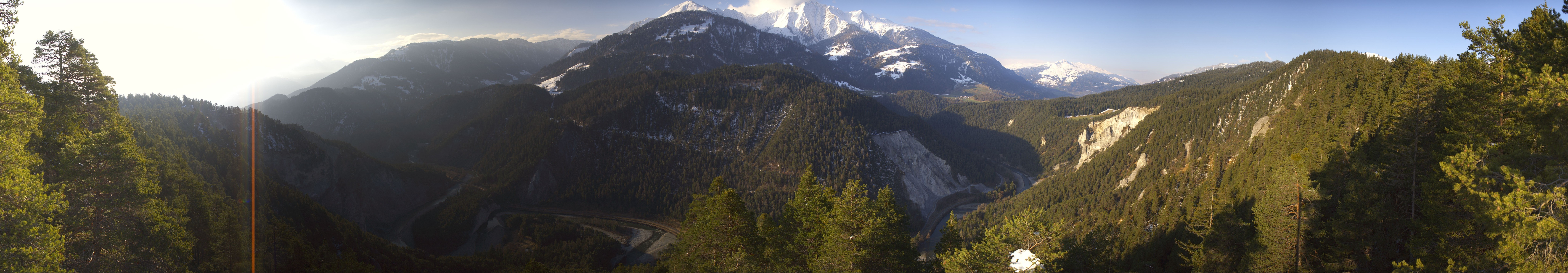 Archiv Foto Webcam Rheinschlucht - Swiss Grand Canyon