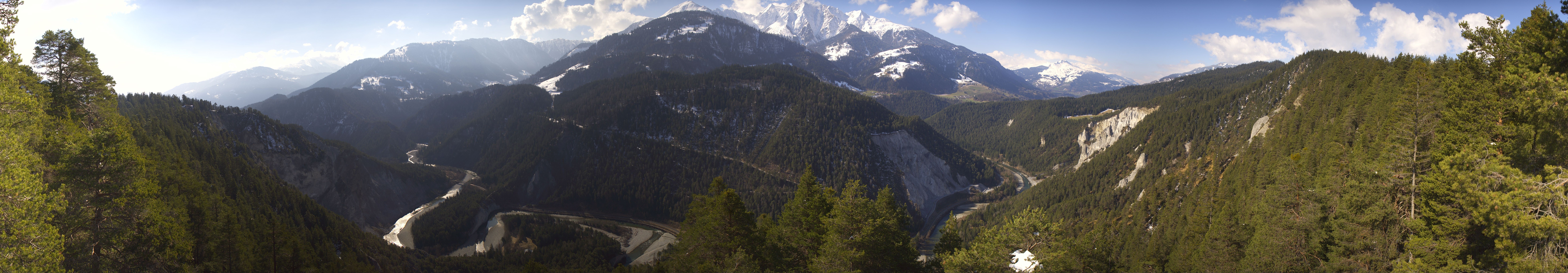 Archiv Foto Webcam Rheinschlucht - Swiss Grand Canyon