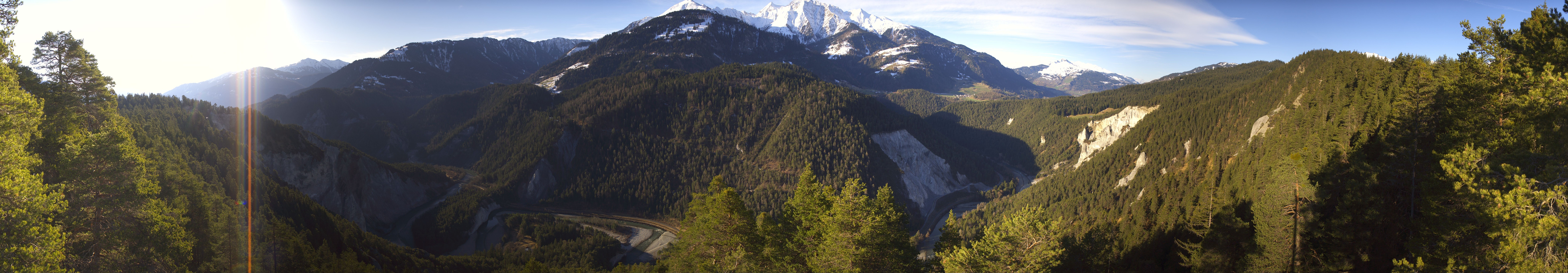 Archiv Foto Webcam Rheinschlucht - Swiss Grand Canyon