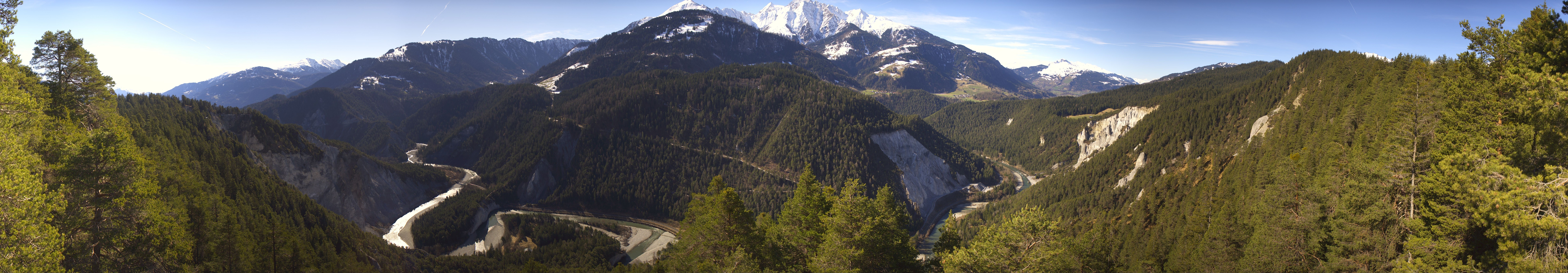 Archiv Foto Webcam Rheinschlucht - Swiss Grand Canyon
