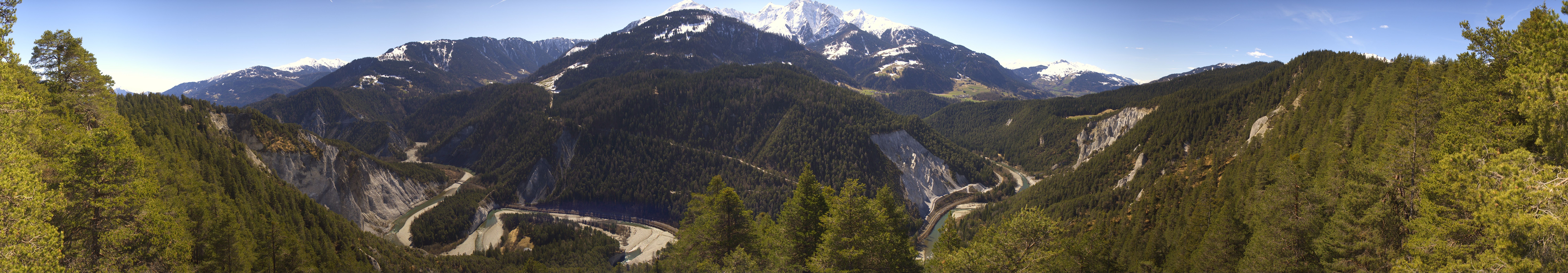Archiv Foto Webcam Rheinschlucht - Swiss Grand Canyon
