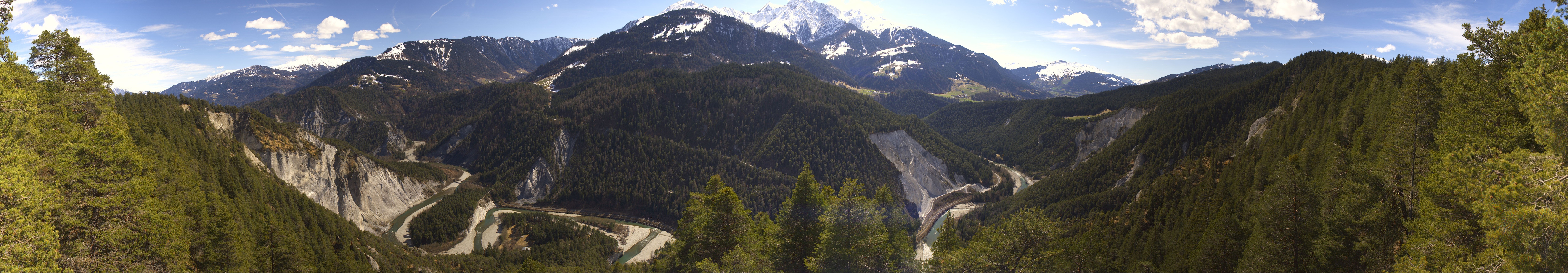 Archiv Foto Webcam Rheinschlucht - Swiss Grand Canyon