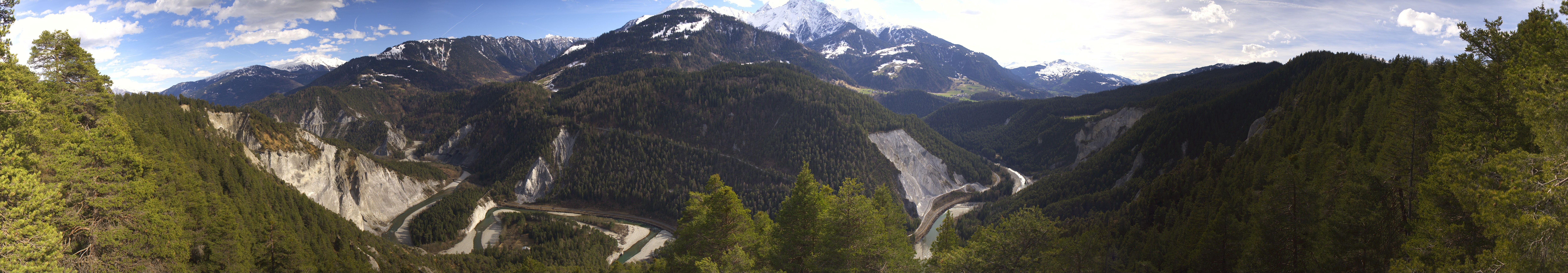 Archiv Foto Webcam Rheinschlucht - Swiss Grand Canyon