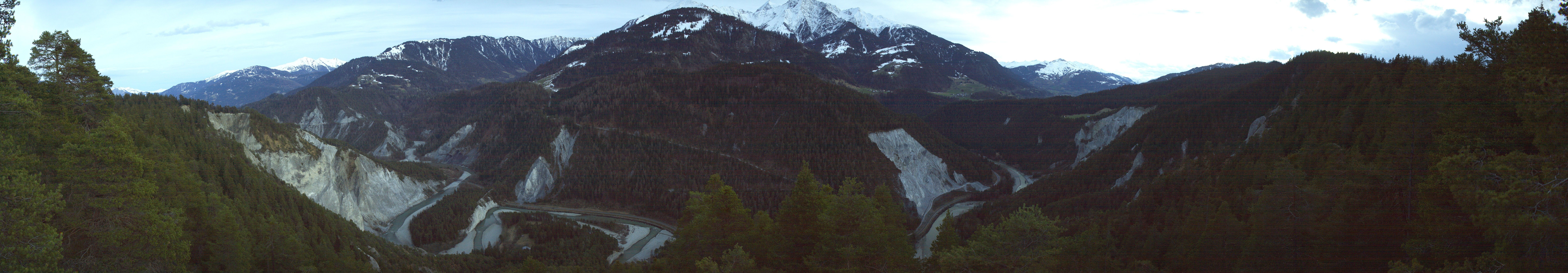 Archiv Foto Webcam Rheinschlucht - Swiss Grand Canyon