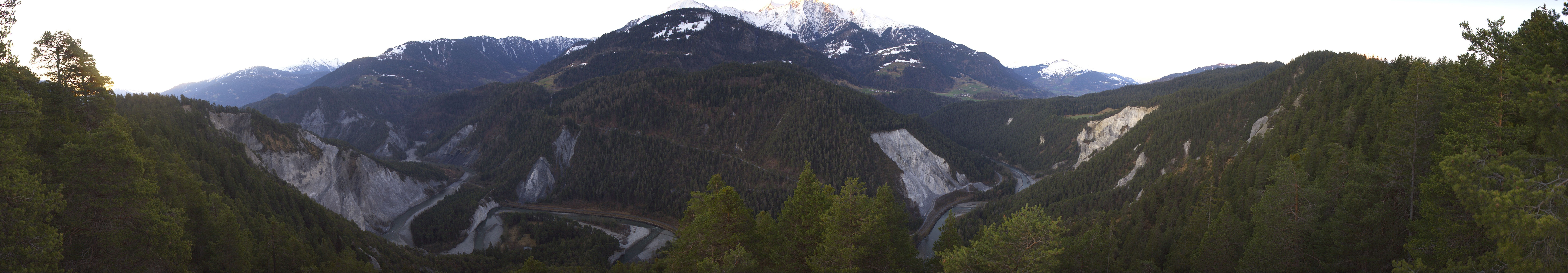 Archiv Foto Webcam Rheinschlucht - Swiss Grand Canyon