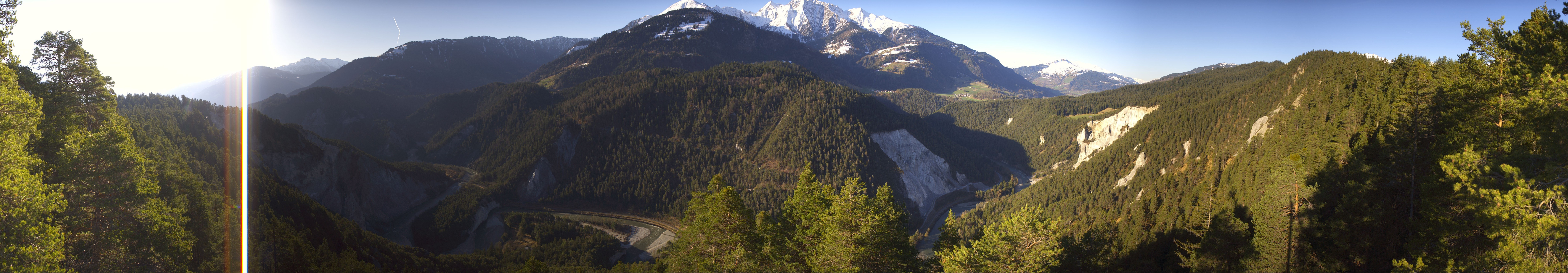 Archiv Foto Webcam Rheinschlucht - Swiss Grand Canyon