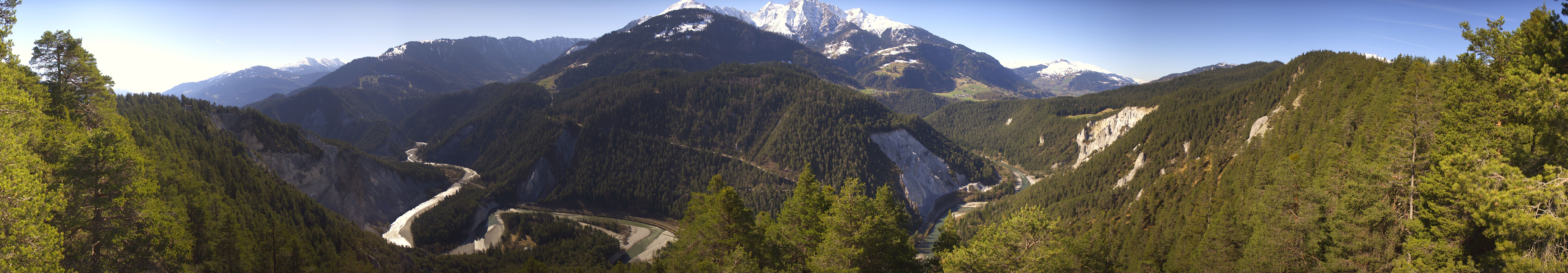 Archiv Foto Webcam Rheinschlucht - Swiss Grand Canyon