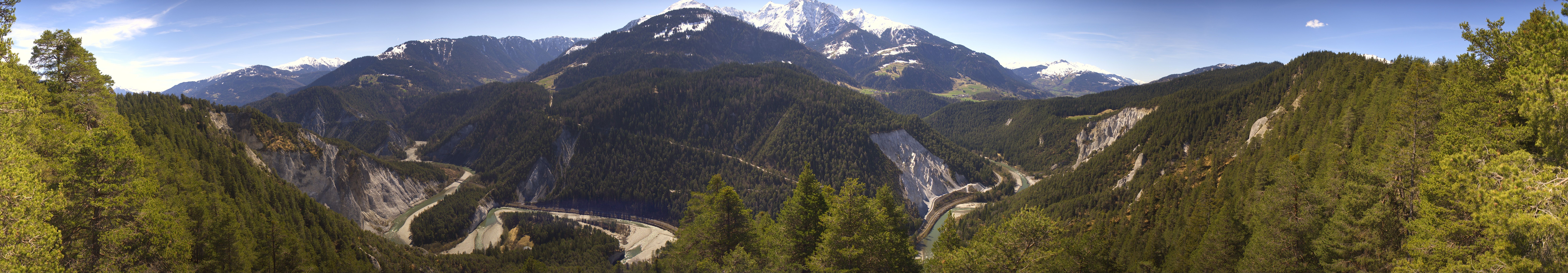 Archiv Foto Webcam Rheinschlucht - Swiss Grand Canyon