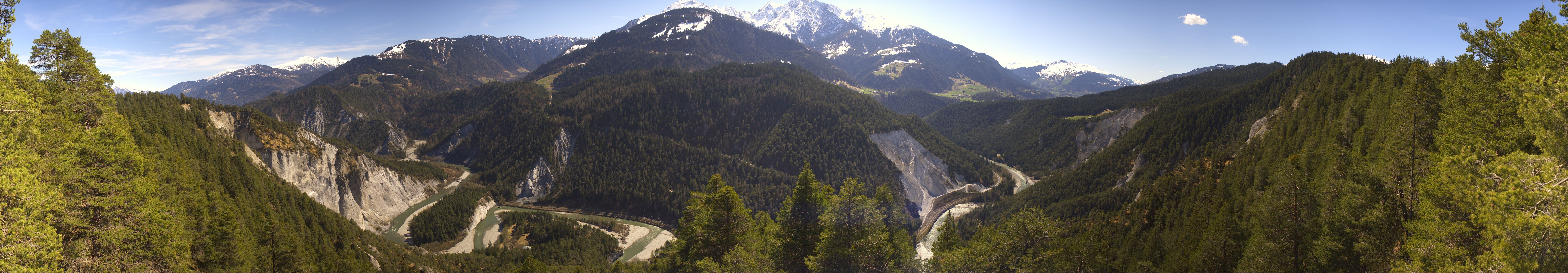 Archiv Foto Webcam Rheinschlucht - Swiss Grand Canyon