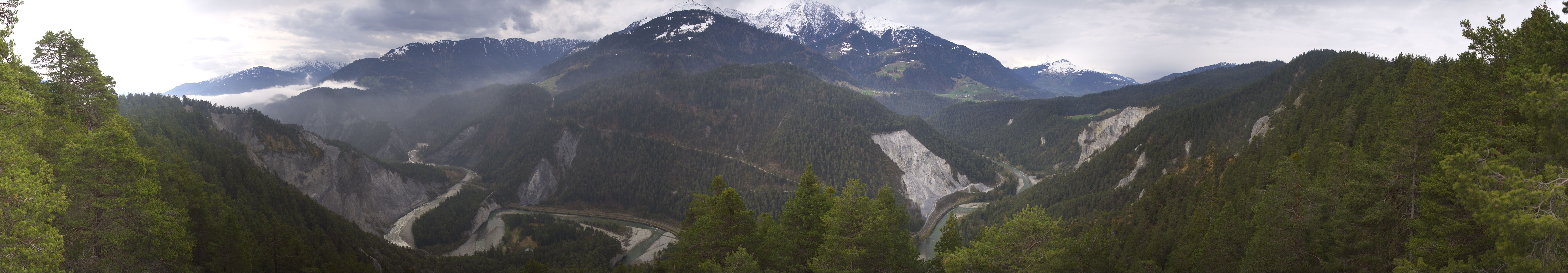Archiv Foto Webcam Rheinschlucht - Swiss Grand Canyon