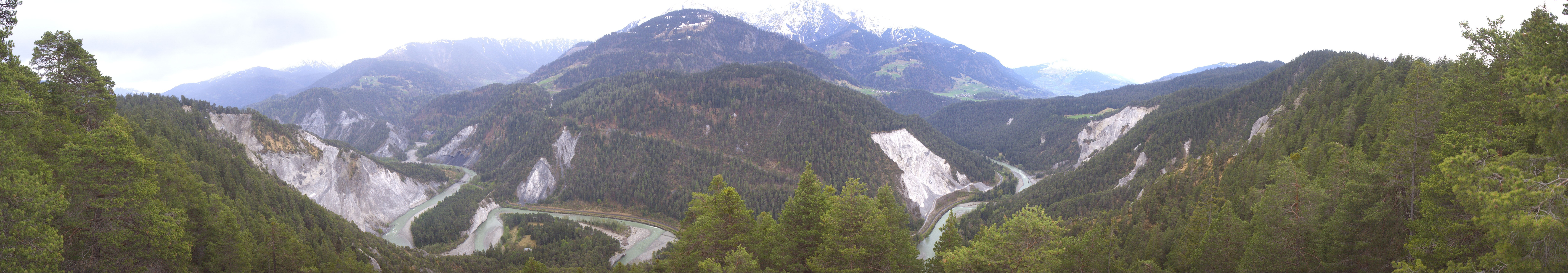Archiv Foto Webcam Rheinschlucht - Swiss Grand Canyon