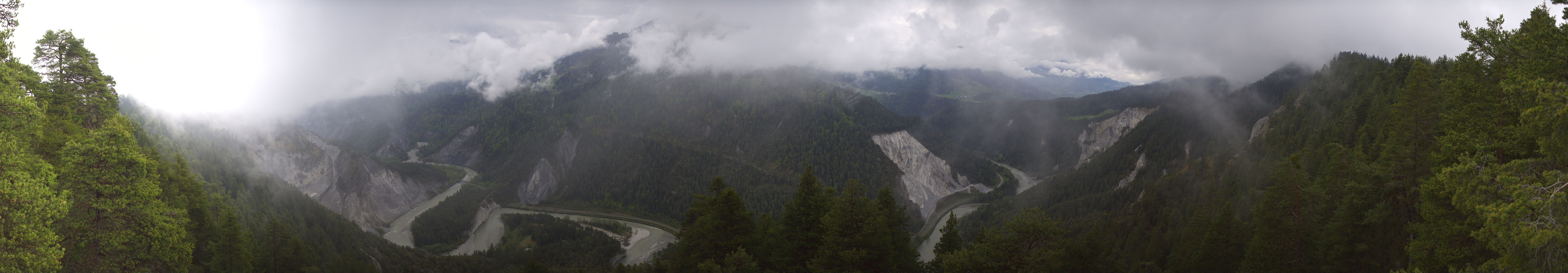 Archiv Foto Webcam Rheinschlucht - Swiss Grand Canyon