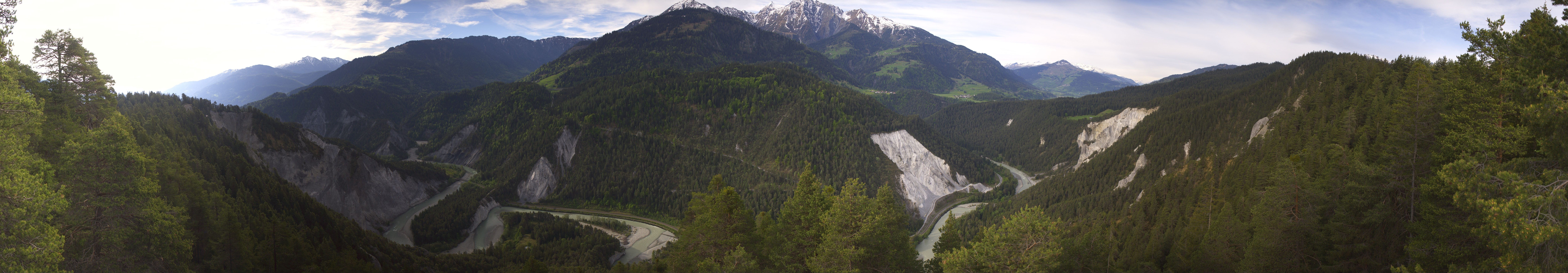 Archiv Foto Webcam Rheinschlucht - Swiss Grand Canyon