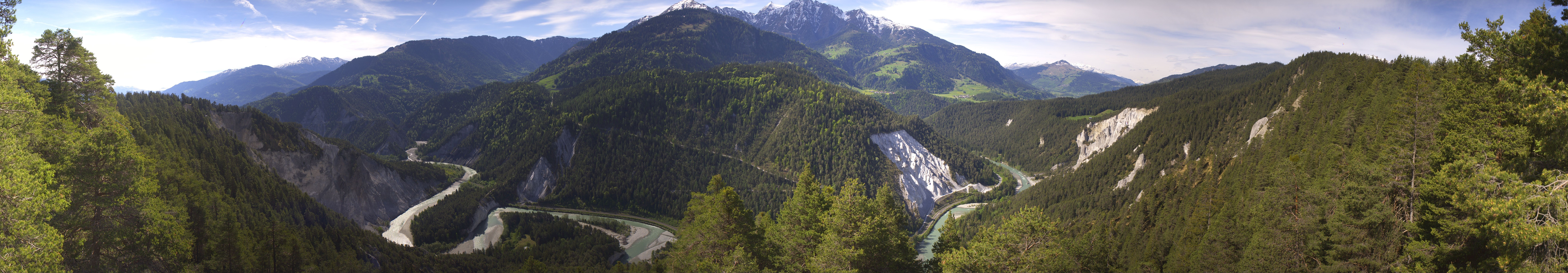 Archiv Foto Webcam Rheinschlucht - Swiss Grand Canyon