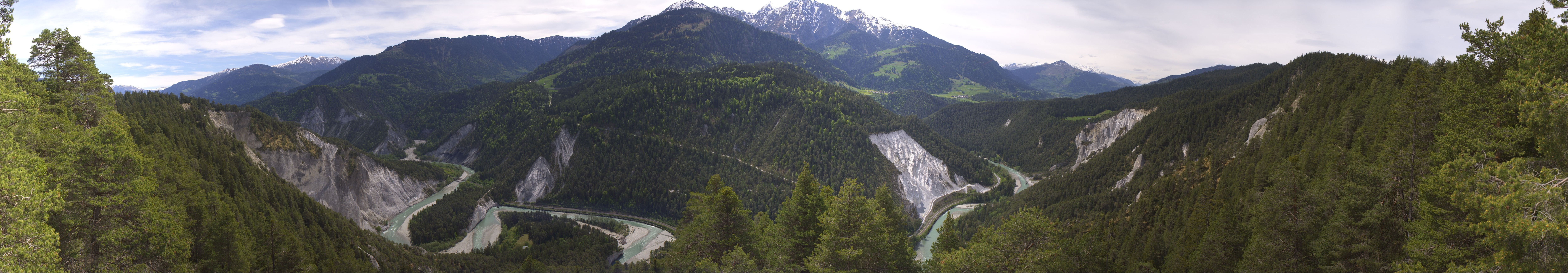 Archiv Foto Webcam Rheinschlucht - Swiss Grand Canyon