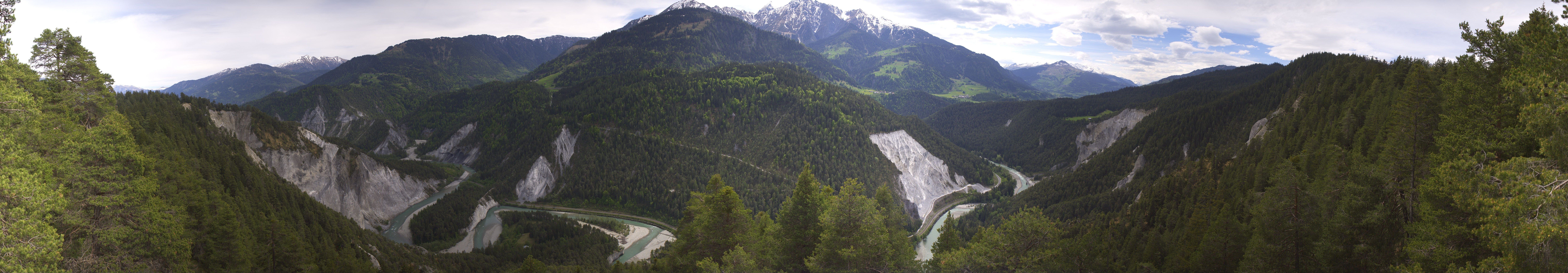Archiv Foto Webcam Rheinschlucht - Swiss Grand Canyon