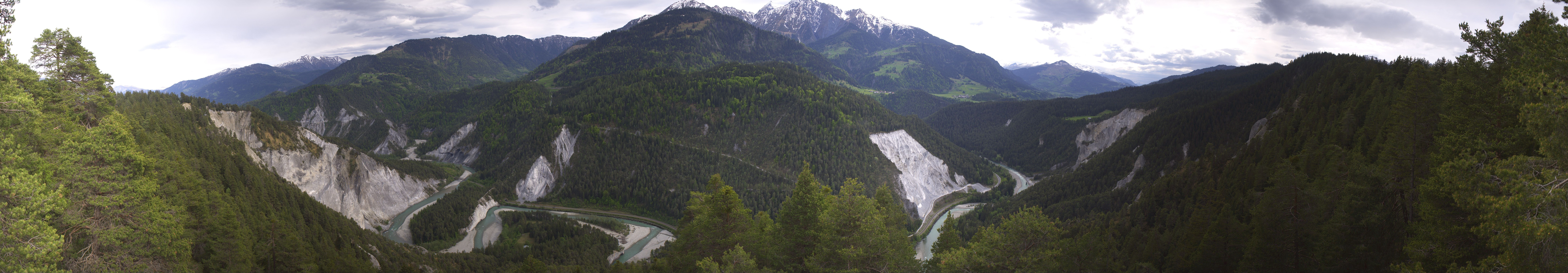 Archiv Foto Webcam Rheinschlucht - Swiss Grand Canyon