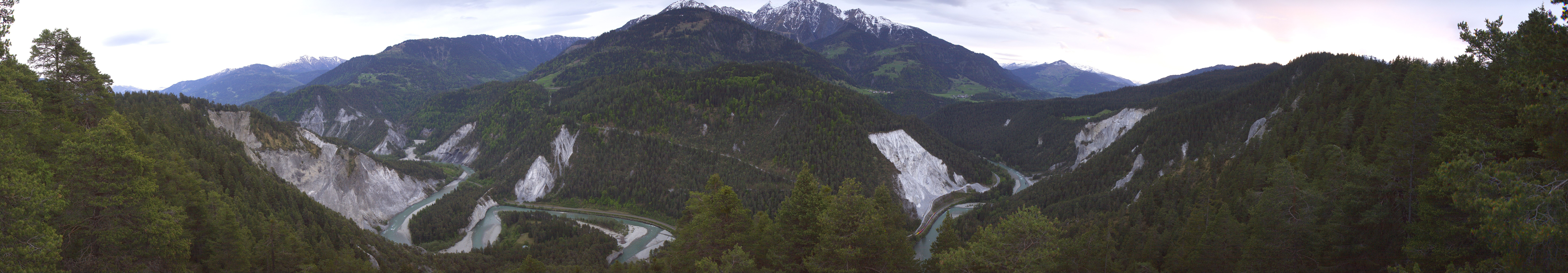 Archiv Foto Webcam Rheinschlucht - Swiss Grand Canyon