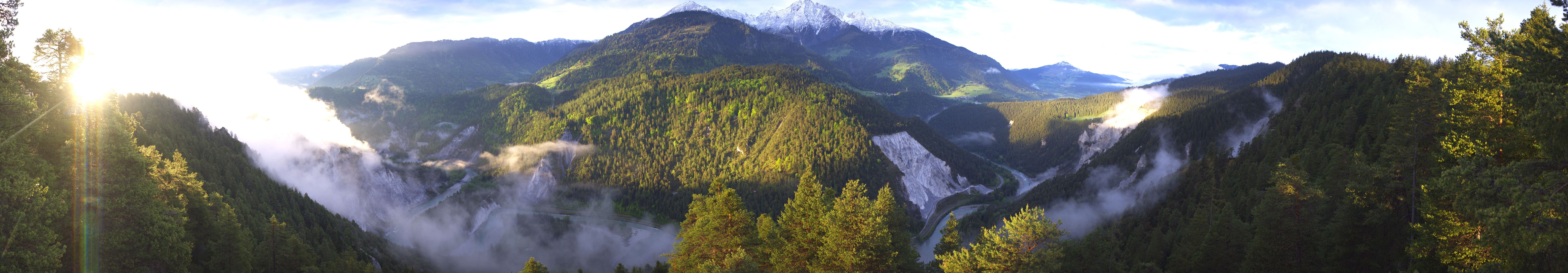 Archiv Foto Webcam Rheinschlucht - Swiss Grand Canyon