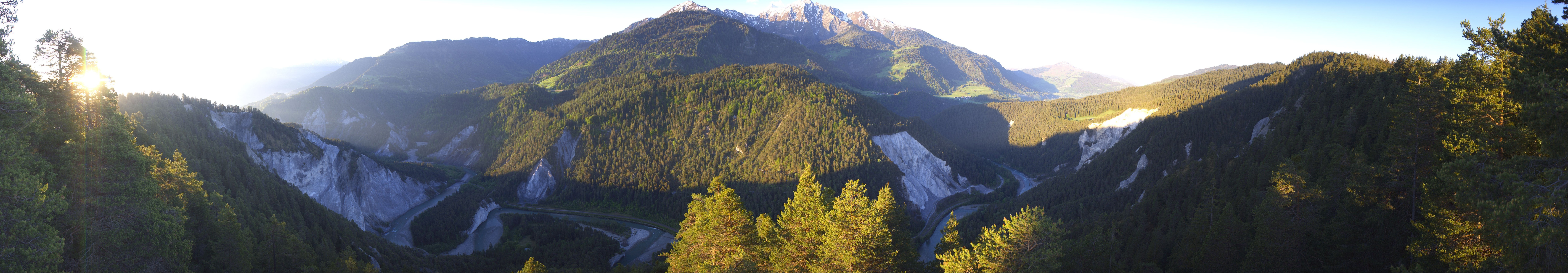 Archiv Foto Webcam Rheinschlucht - Swiss Grand Canyon