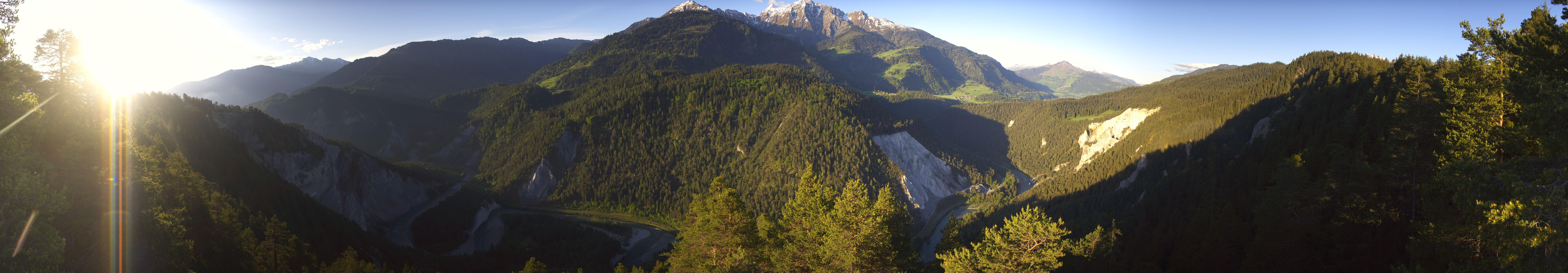 Archiv Foto Webcam Rheinschlucht - Swiss Grand Canyon