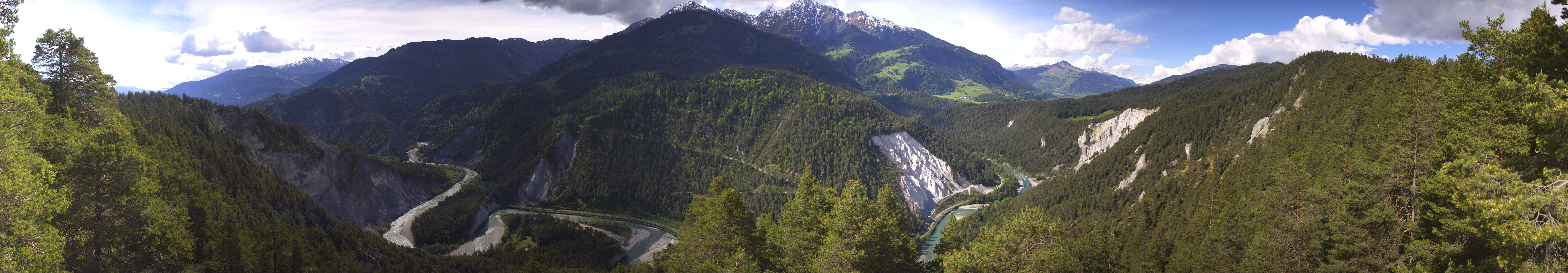 Archiv Foto Webcam Rheinschlucht - Swiss Grand Canyon