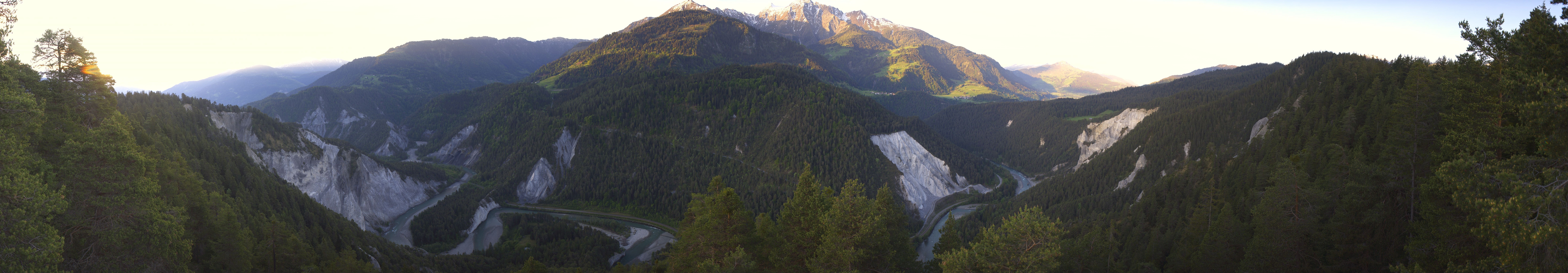Archiv Foto Webcam Rheinschlucht - Swiss Grand Canyon