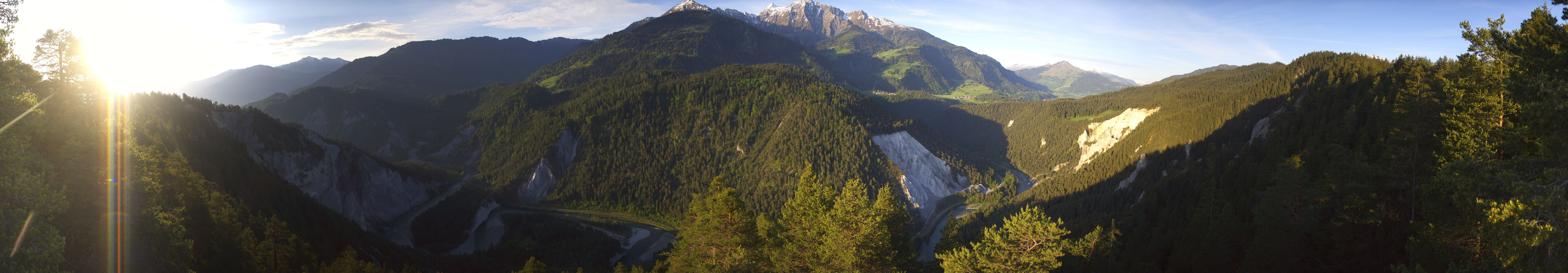Archiv Foto Webcam Rheinschlucht - Swiss Grand Canyon