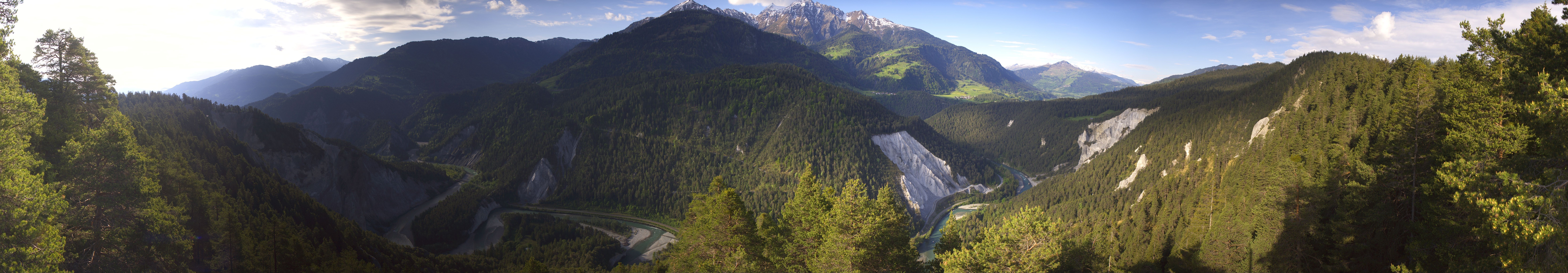 Archiv Foto Webcam Rheinschlucht - Swiss Grand Canyon