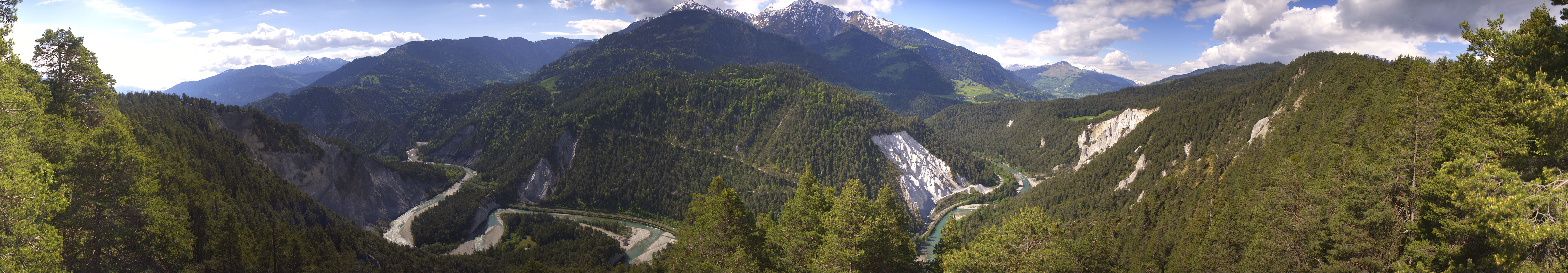 Archiv Foto Webcam Rheinschlucht - Swiss Grand Canyon