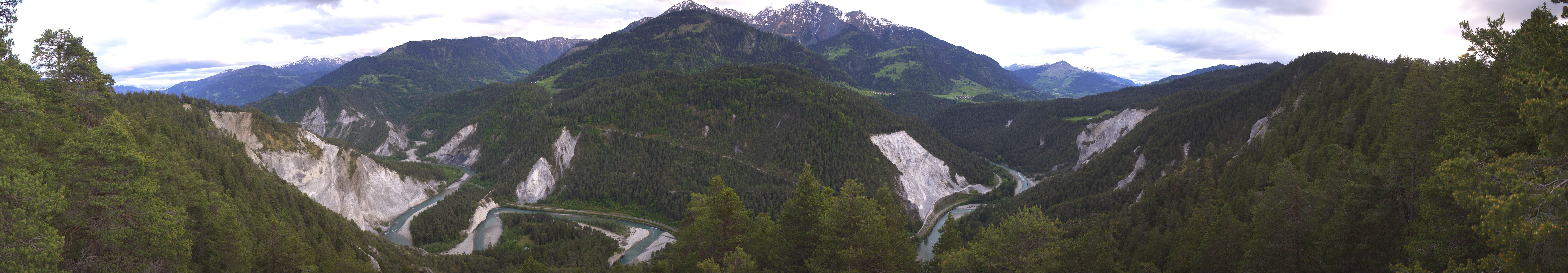 Archiv Foto Webcam Rheinschlucht - Swiss Grand Canyon