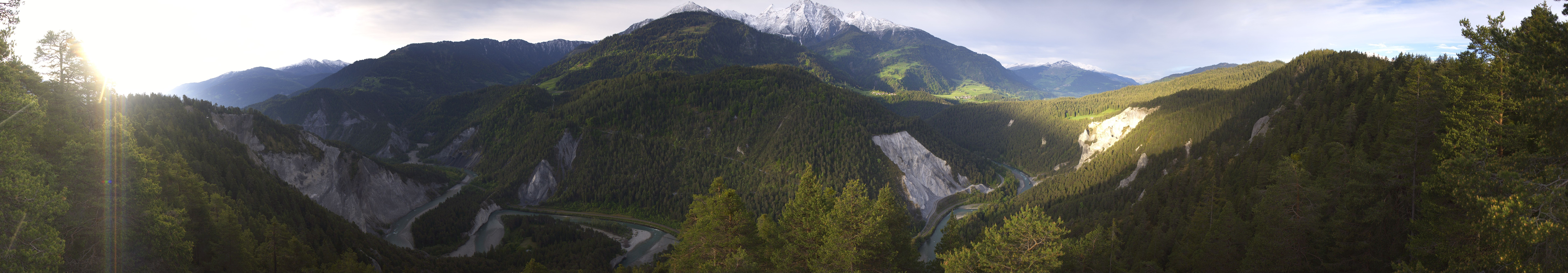 Archiv Foto Webcam Rheinschlucht - Swiss Grand Canyon
