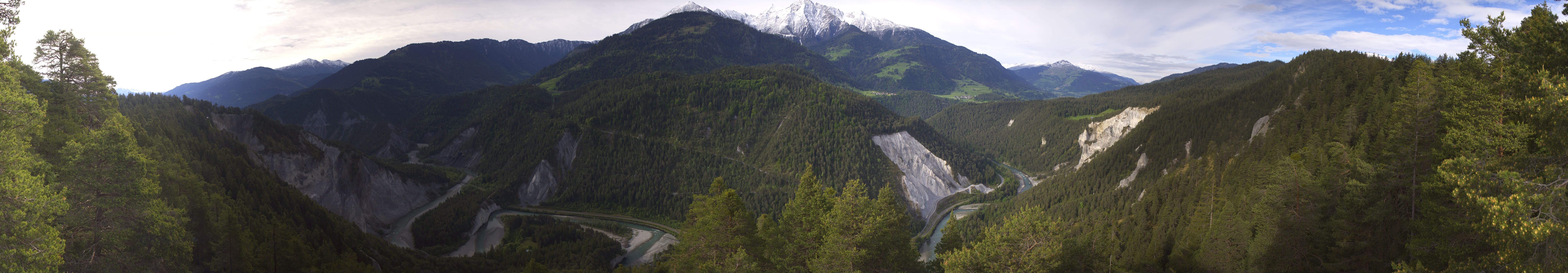 Archiv Foto Webcam Rheinschlucht - Swiss Grand Canyon