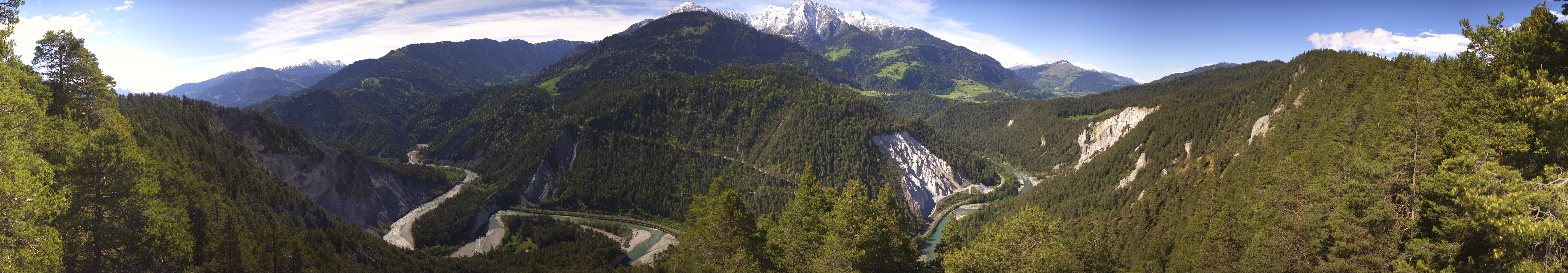 Archiv Foto Webcam Rheinschlucht - Swiss Grand Canyon