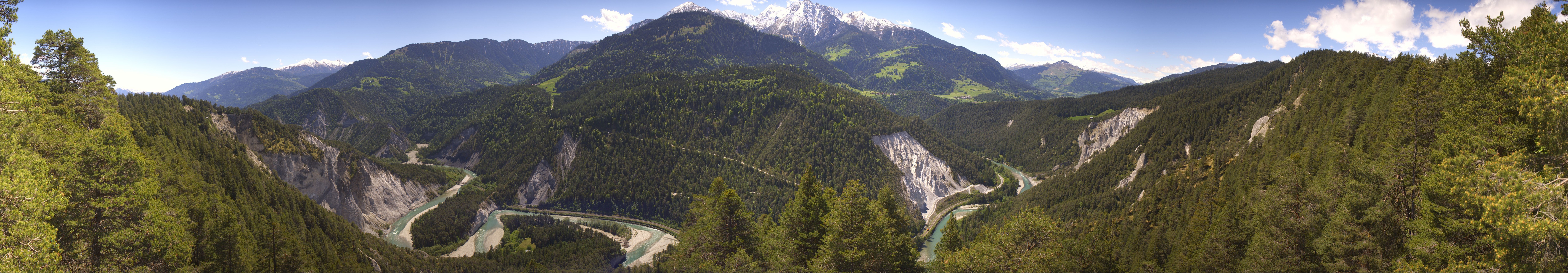 Archiv Foto Webcam Rheinschlucht - Swiss Grand Canyon