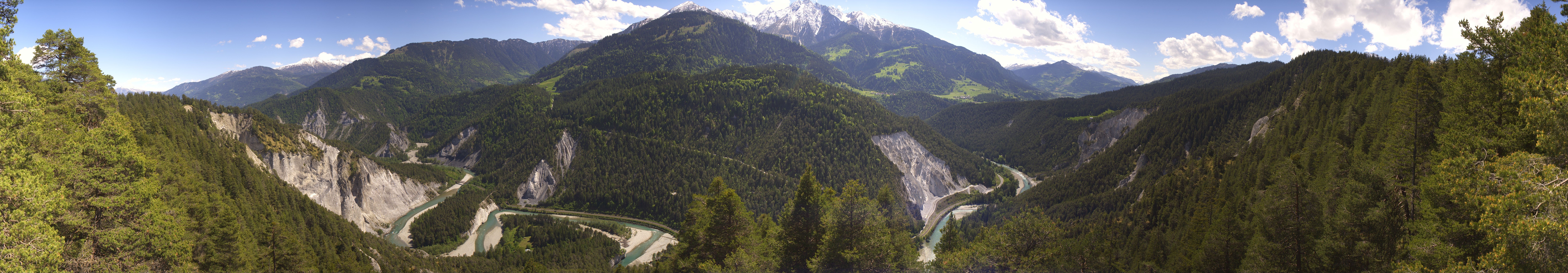 Archiv Foto Webcam Rheinschlucht - Swiss Grand Canyon