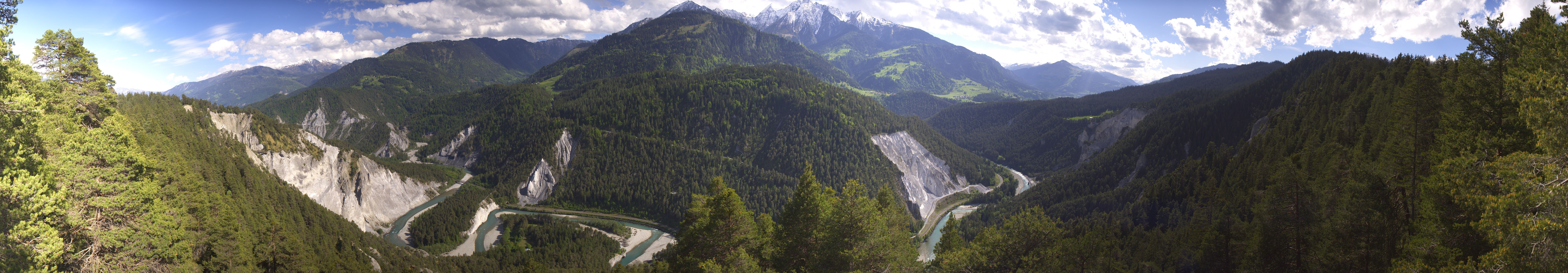 Archiv Foto Webcam Rheinschlucht - Swiss Grand Canyon