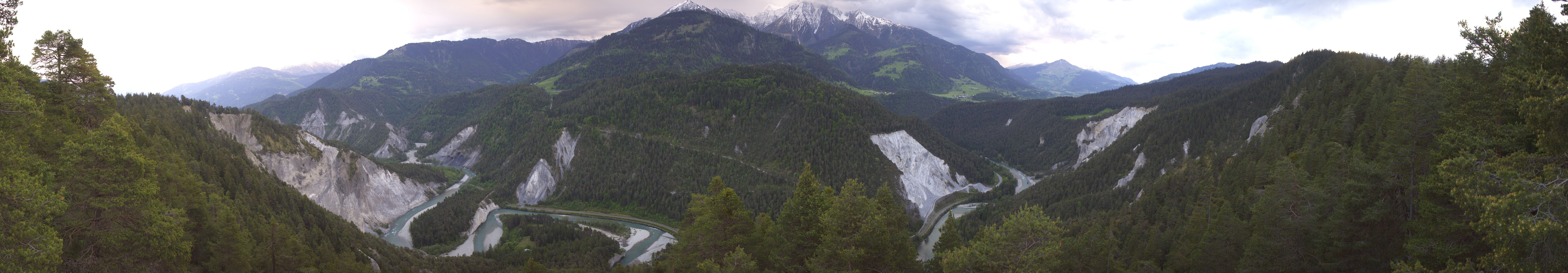 Archiv Foto Webcam Rheinschlucht - Swiss Grand Canyon