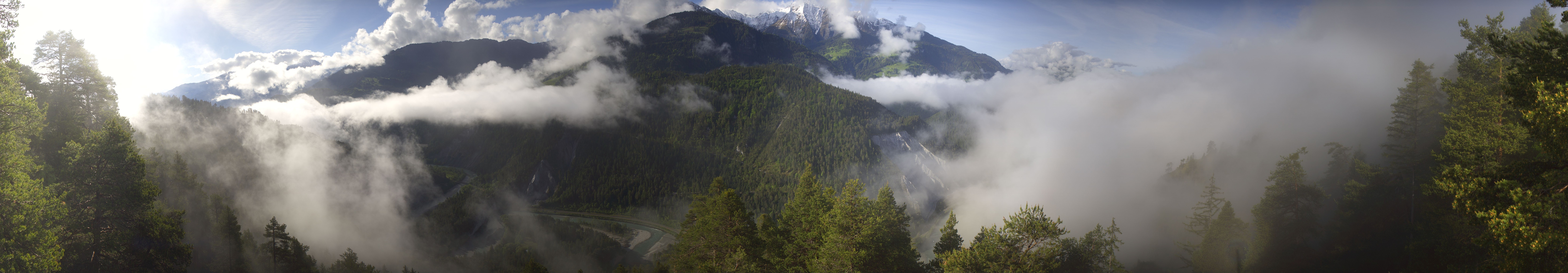 Archiv Foto Webcam Rheinschlucht - Swiss Grand Canyon