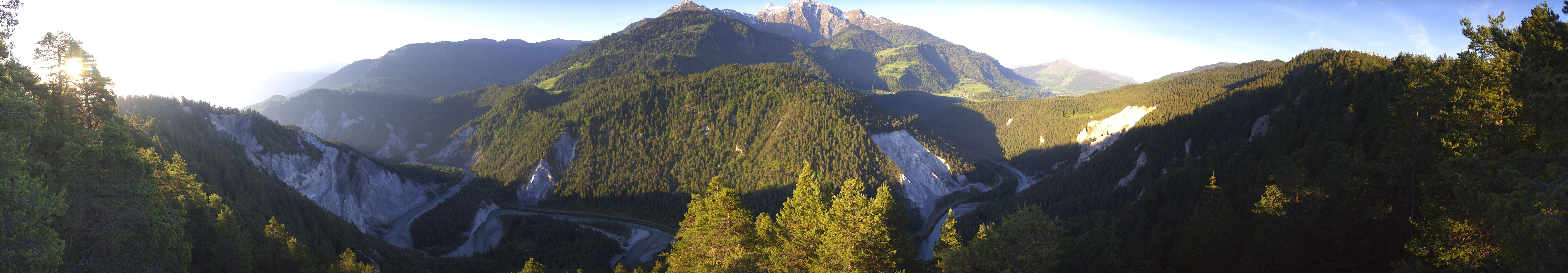 Archiv Foto Webcam Rheinschlucht - Swiss Grand Canyon
