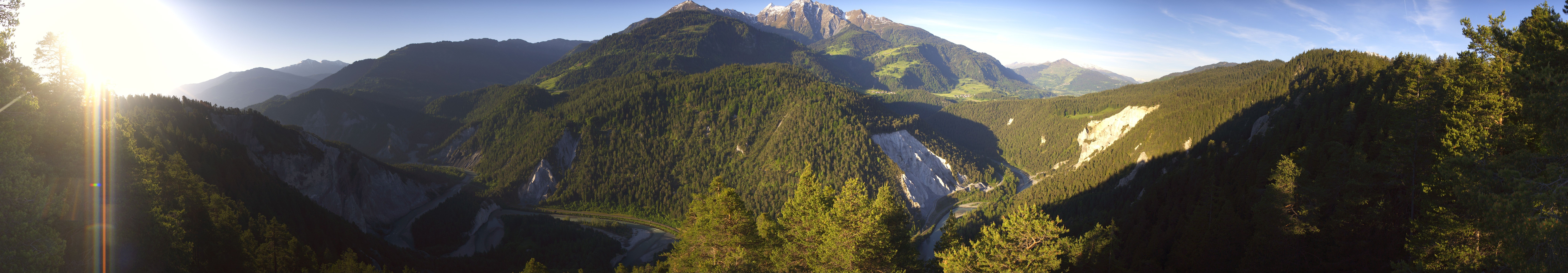 Archiv Foto Webcam Rheinschlucht - Swiss Grand Canyon