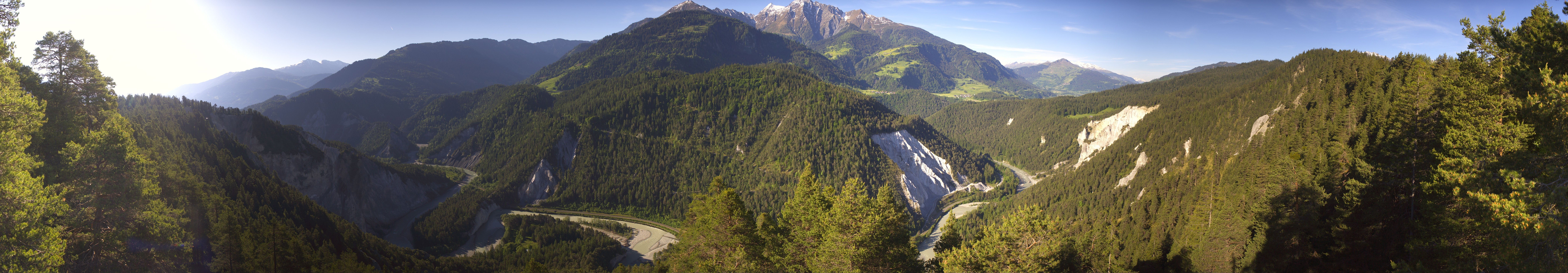 Archiv Foto Webcam Rheinschlucht - Swiss Grand Canyon