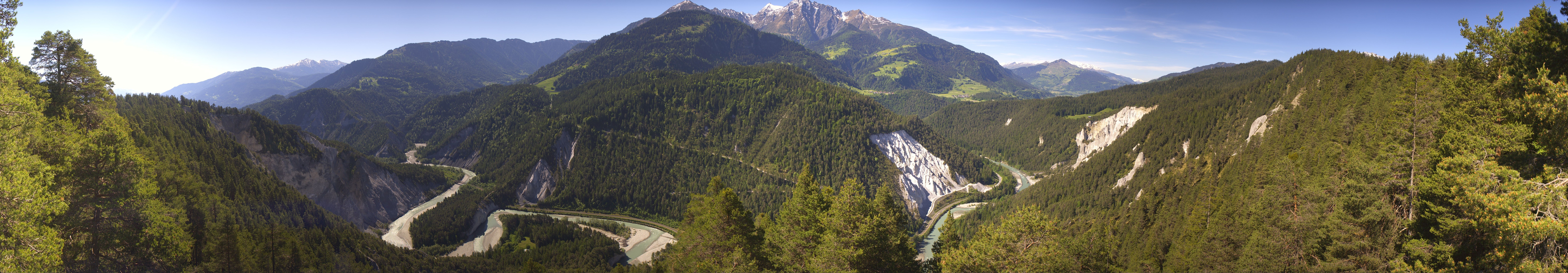 Archiv Foto Webcam Rheinschlucht - Swiss Grand Canyon