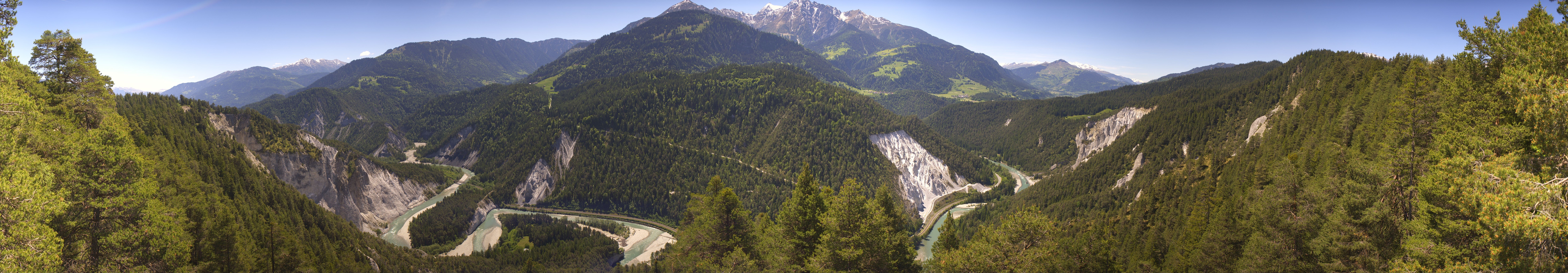 Archiv Foto Webcam Rheinschlucht - Swiss Grand Canyon