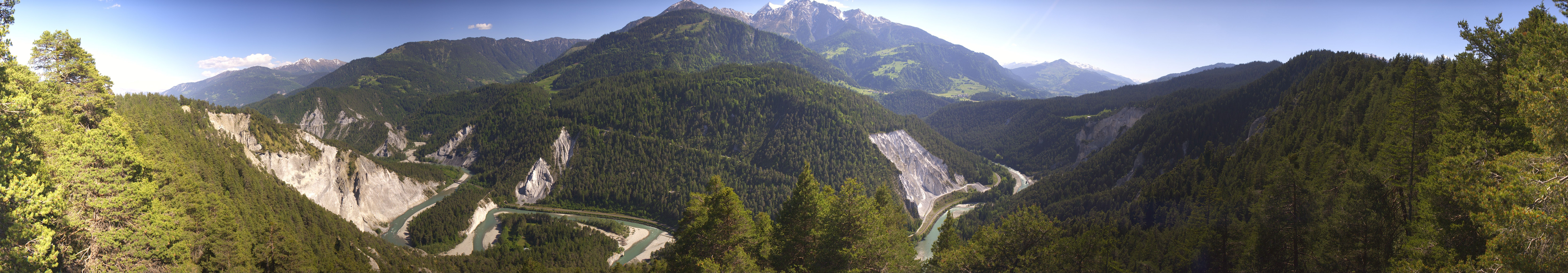 Archiv Foto Webcam Rheinschlucht - Swiss Grand Canyon