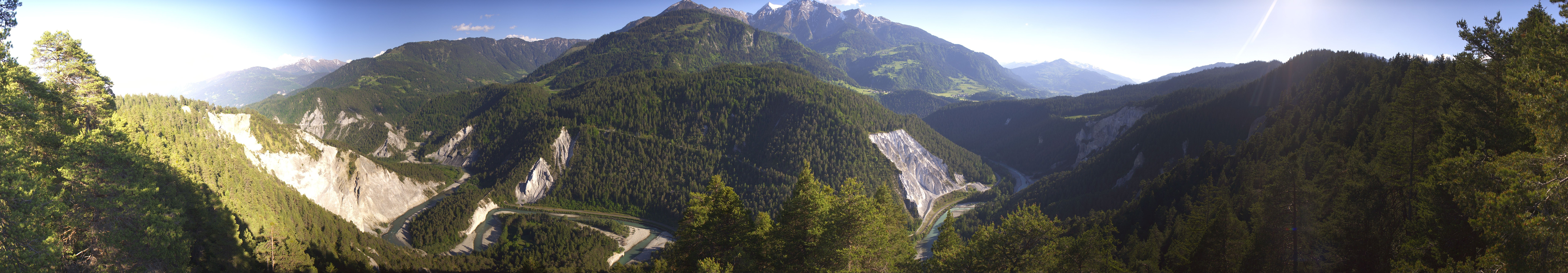 Archiv Foto Webcam Rheinschlucht - Swiss Grand Canyon