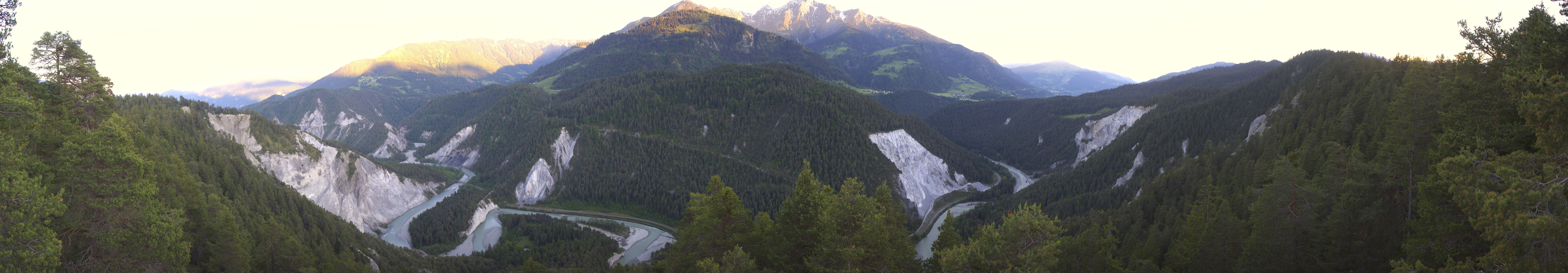 Archiv Foto Webcam Rheinschlucht - Swiss Grand Canyon
