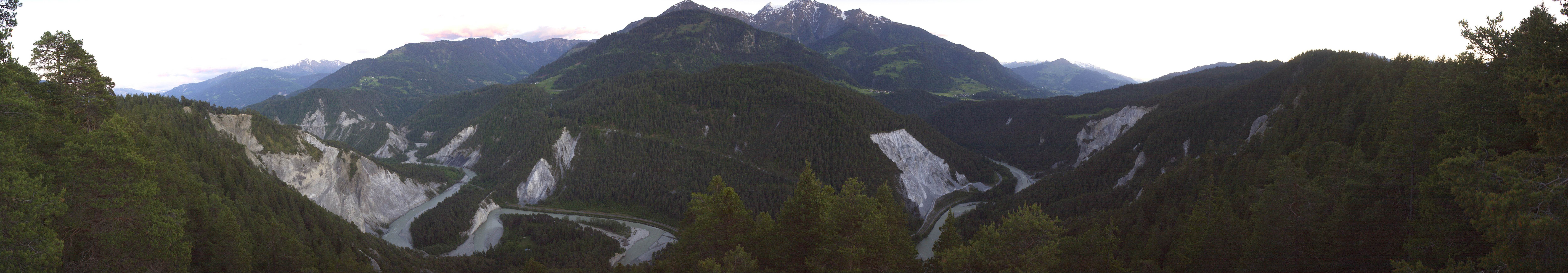 Archiv Foto Webcam Rheinschlucht - Swiss Grand Canyon