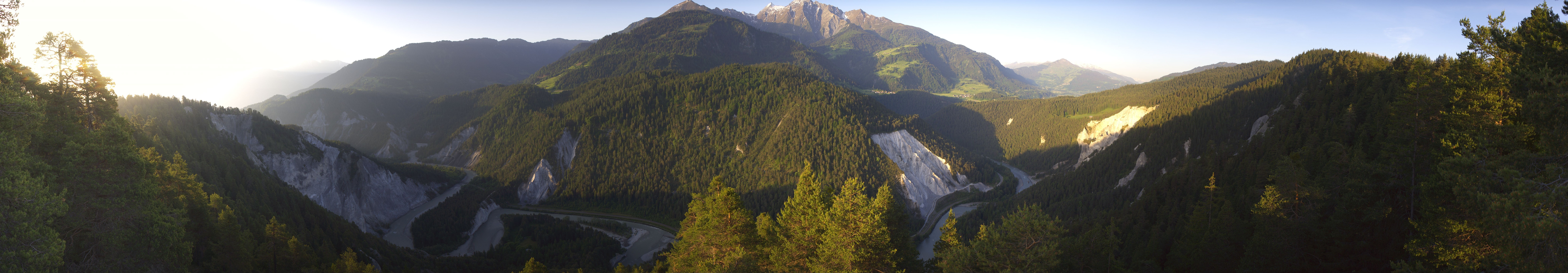 Archiv Foto Webcam Rheinschlucht - Swiss Grand Canyon